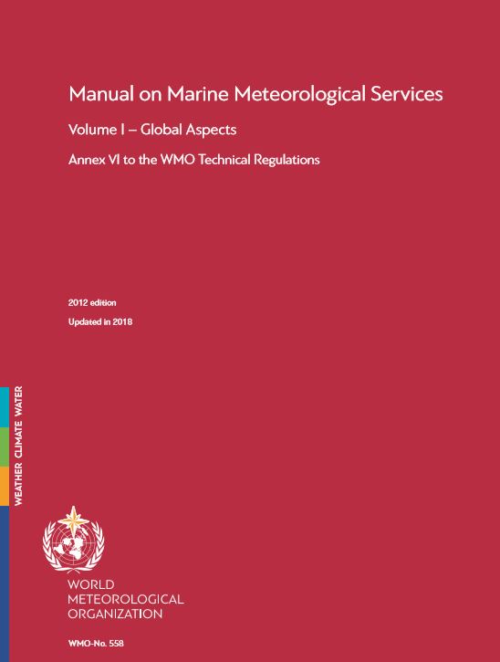 Manual on marine meteorological services