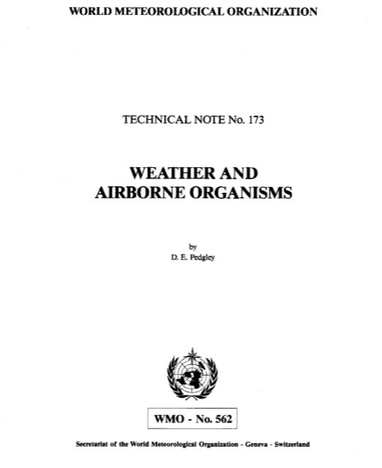 Weather and airborne organisms