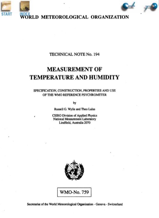 Measurement of temperature and humidity