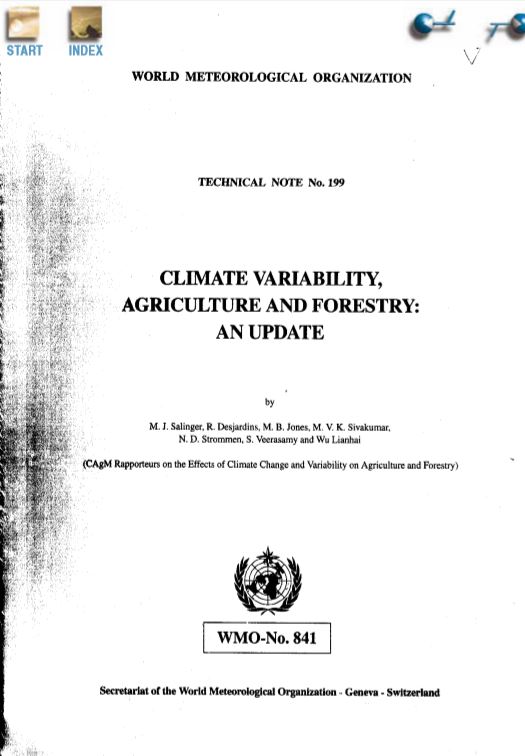 Climate variability, agriculture and forestry: an update