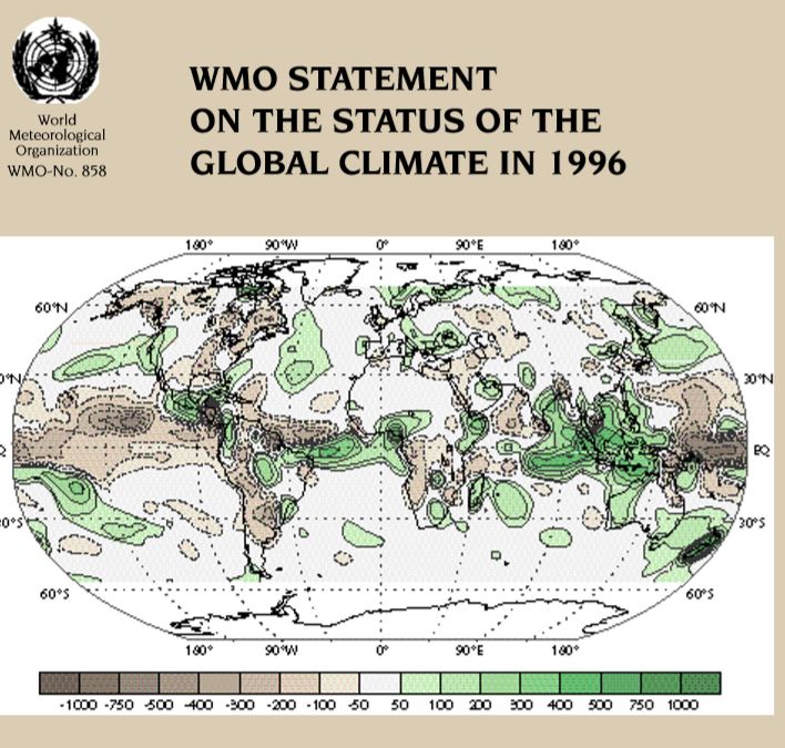 WMO Statement on the status of the global climate in 1996