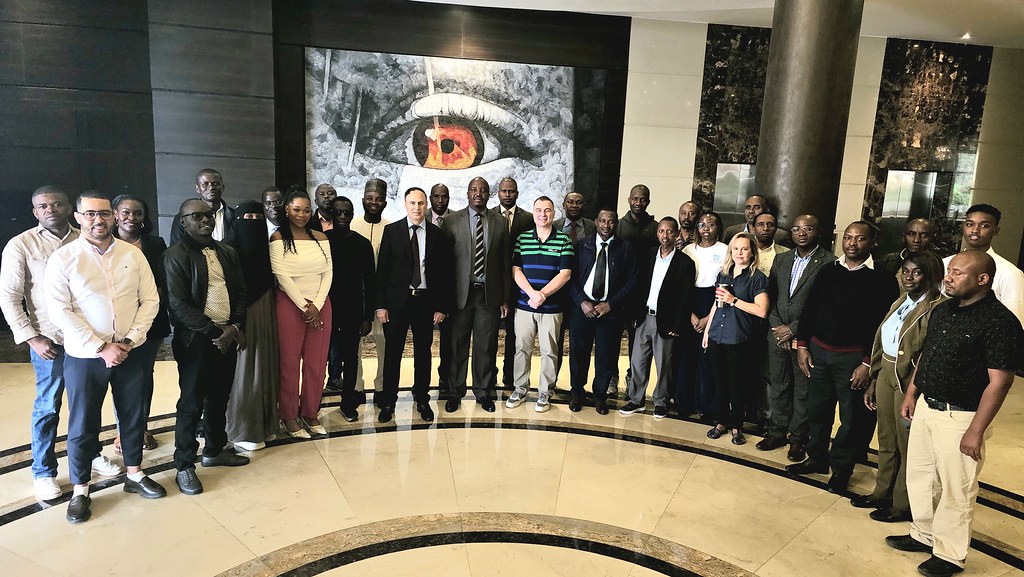 Group photo with Kenya PR