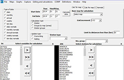 Interface to generate weekly,dekadal, monthly, annual data from daily data Interface to generate weekly,dekadal, monthly, annual data from daily data