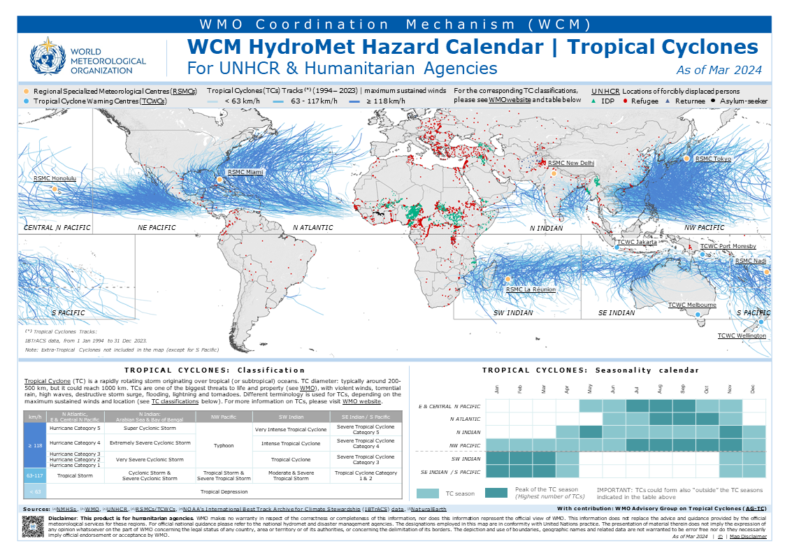 WCM Tropical cyclone calendar