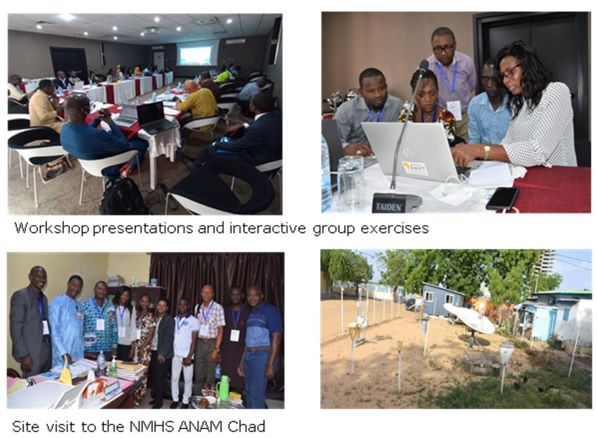 CREWS/SWFP West and Central Africa Training Workshop/ Atelier de formation de CREWS/SWFP Afrique de l’Ouest et Centrale sur les services de prévision et d’alerte axés sur les impacts des phénomènes météorologiques extrêmes (N'Djaména, 23 au 27 mai 2022)