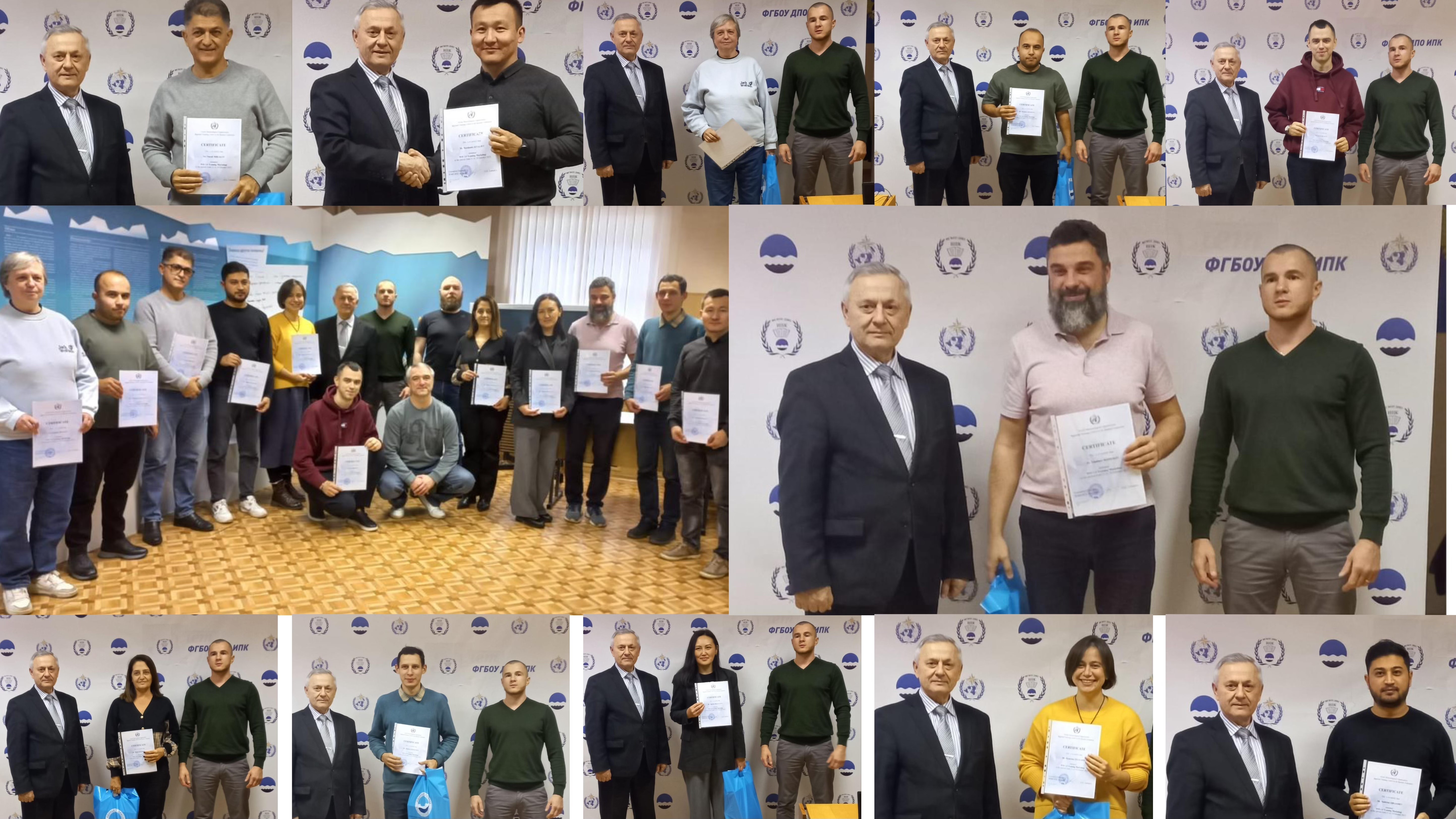 Participants with certificates