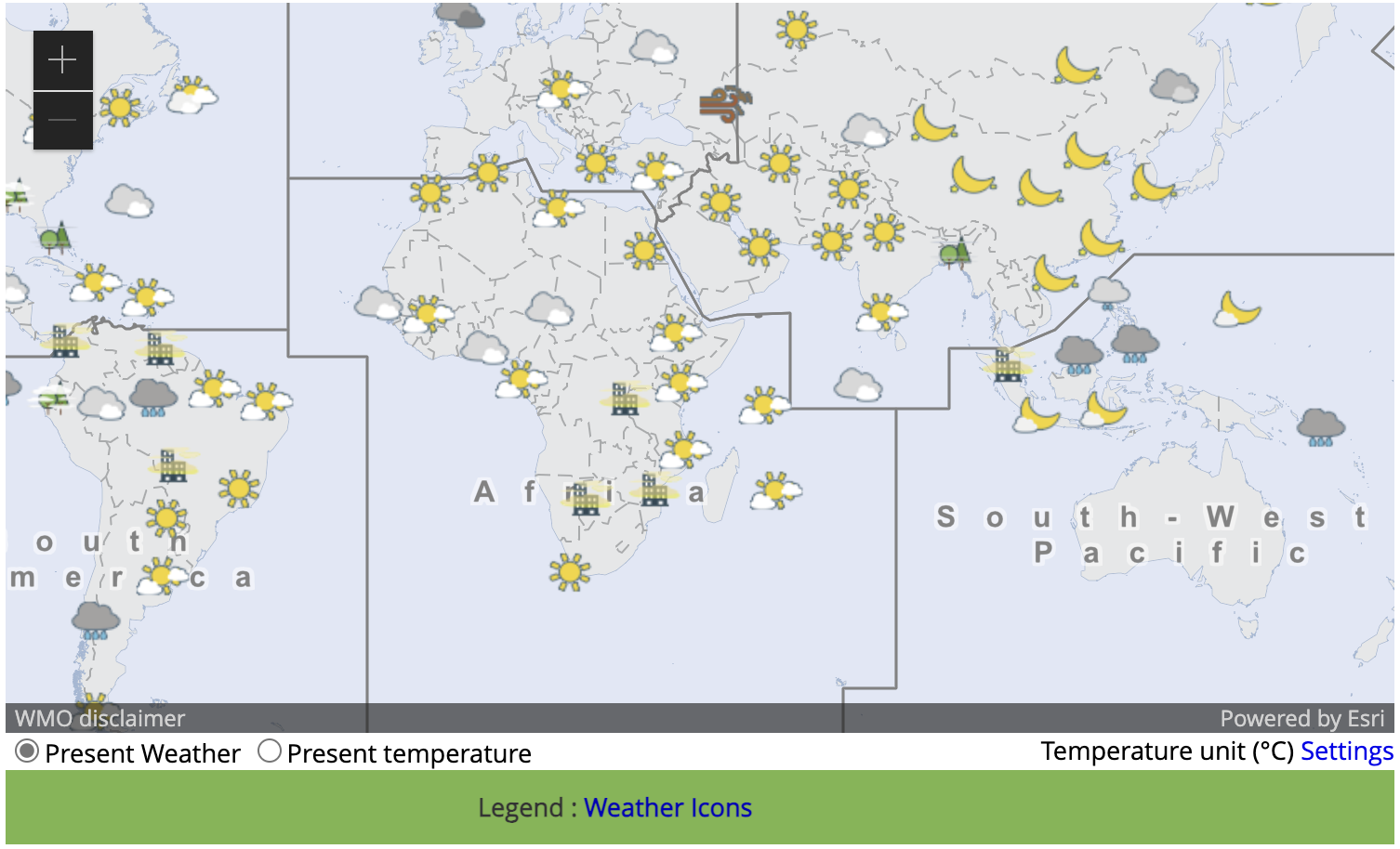 World Weather Information Service