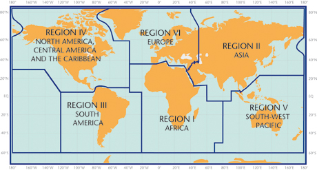WMO Regions Image