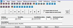 Instruments' metadata interface Instruments' metadata interface