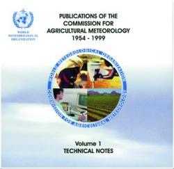 Publications of the Commission for Agricultural Meteorology 1954-1999 - Volume 1 & 2
