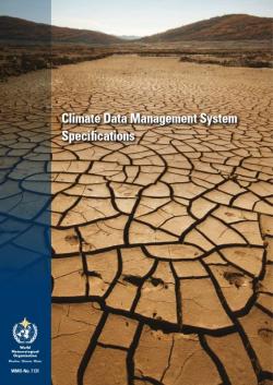 Climate Data Management System Specifications