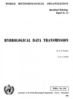 Hydrological data transmission