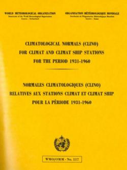 Climatological normals (CLINO) for CLIMAT and CLIMAT SHIP stations for the period 1931-1960