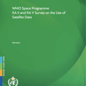 Coverpage of publication "RA II and RA V Survey on the Use of Satellite Data (SP-14)"