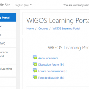 WIGOS Learning Portal