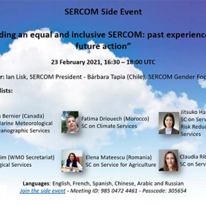 SERCOM-1(II) Gender Side Event video
