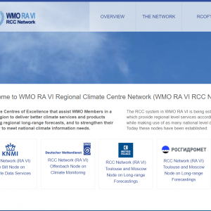 Land page of the RA VI RCC Network