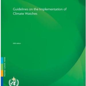 Cover page of the WMO Guidelines