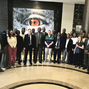 Group photo with Kenya PR