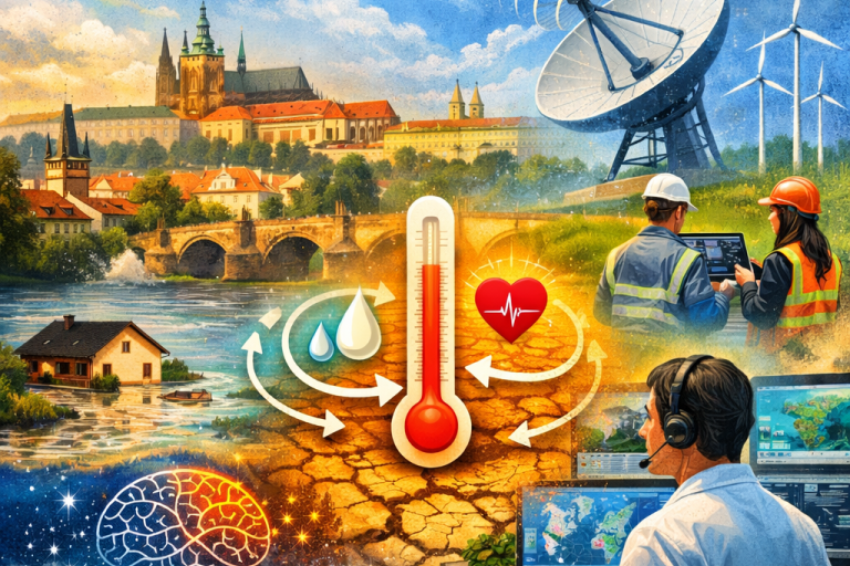 Poster inviting participation in shaping RA VI research priorities, featuring scientific imagery, landscapes, and a message on driving future science and resilience.