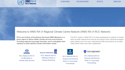 RA VI Regional Climate Center (RCC) Network Coordination Team